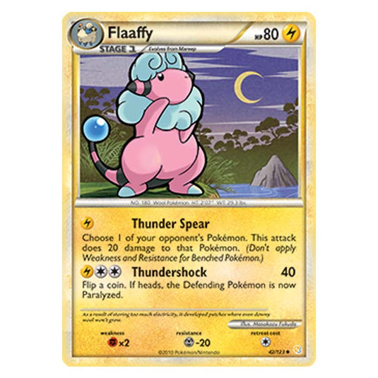 Pokemon - HGSS - Flaaffy - 42/123