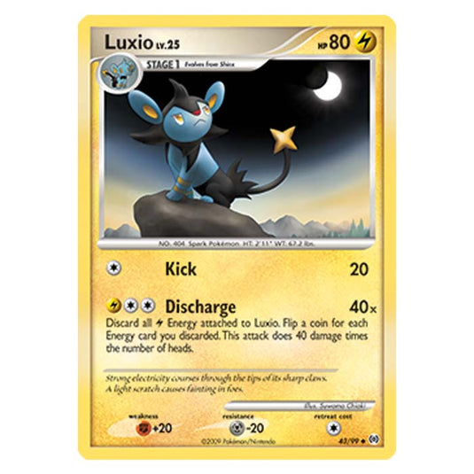 Pokemon - Platinum Arceus - Luxio - 43/99