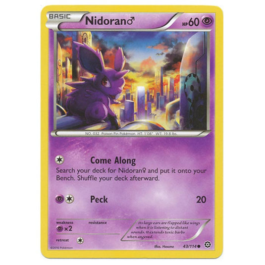 Pokemon - XY - Steam Siege - Nidoran - 43/114