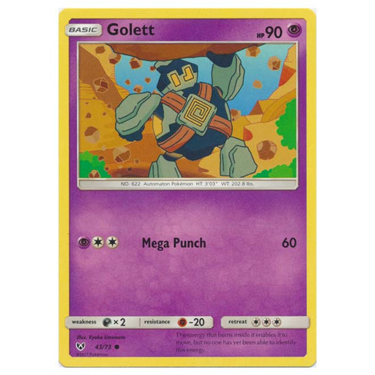 Pokemon - Shining Legends - Golett - 43/73