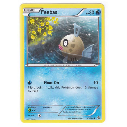 Pokemon - XY Primal Clash - Feebas - 43/160