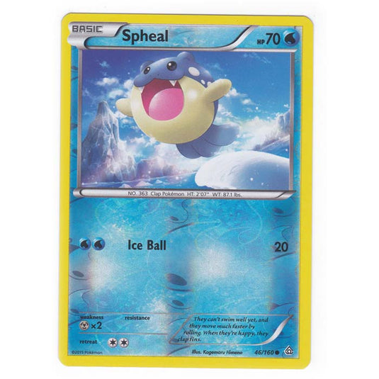 Pokemon - XY Primal Clash - (Reverse Holo) - Sealeo - 47/160