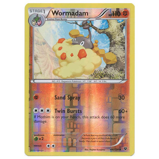 Pokemon - XY - Fates Collide (Reverse Holo) - Wormadam - 44/124