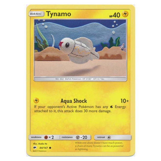 Pokemon - Sun & Moon - Burning Shadows - Tynamo - 44/147