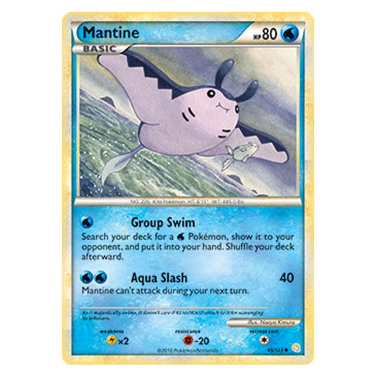 Pokemon - HGSS - Mantine - 45/123