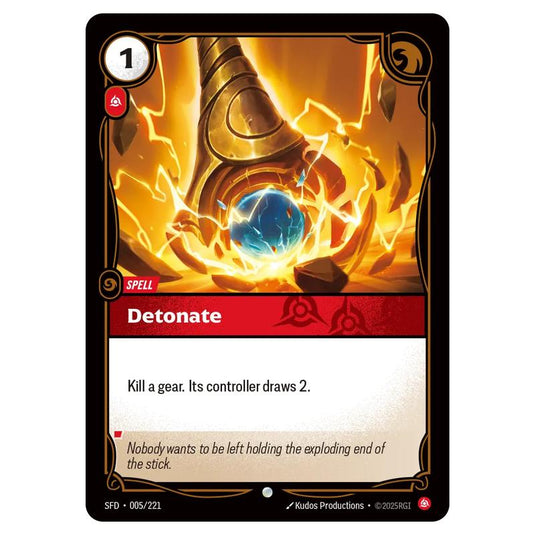 Riftbound: League of Legends TCG - Spiritforged - Detonate - 005/221