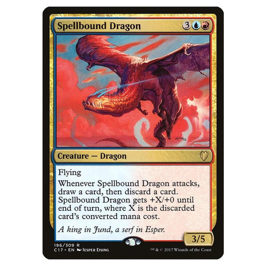 Magic The Gathering - Commander 2017 - Spellbound Dragon - 196/309