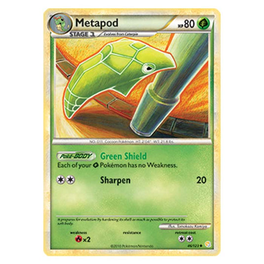 Pokemon - HGSS - Metapod - 46/123