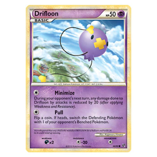 Pokemon - HGSS Undaunted - Drifloon - 46/90