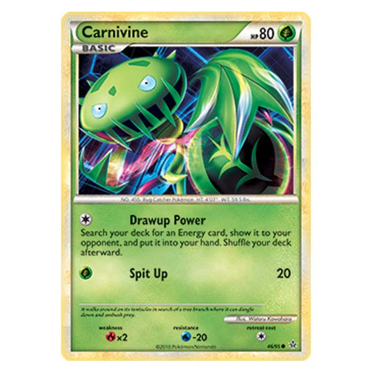 Pokemon - HGSS - Unleashed - Carnivine 46/95