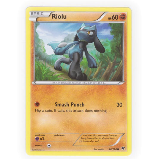 Pokemon - XY - Fates Collide - Riolu - 46/124