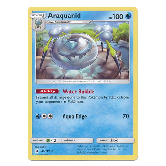 Pokemon - Sun & Moon - Base Set - Araquanid - 46/149