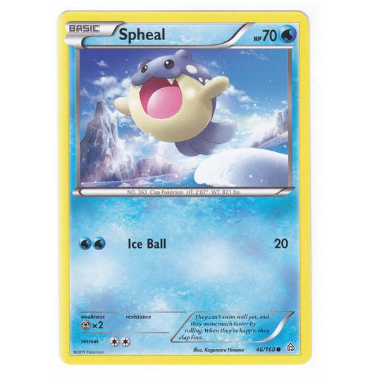 Pokemon - XY Primal Clash - Spheal - 46/160