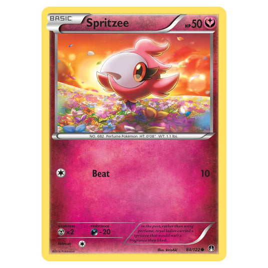 Pokemon - XY - Breakpoint - Spritzee - 84/122 (Reverse Holo)