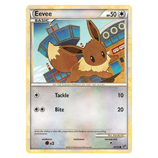 Pokemon - HGSS Undaunted - Eevee - 47/90