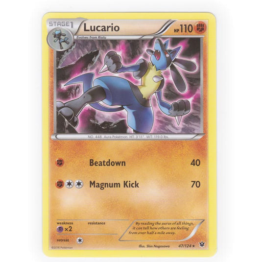 Pokemon - XY - Fates Collide - Lucario - 47/124