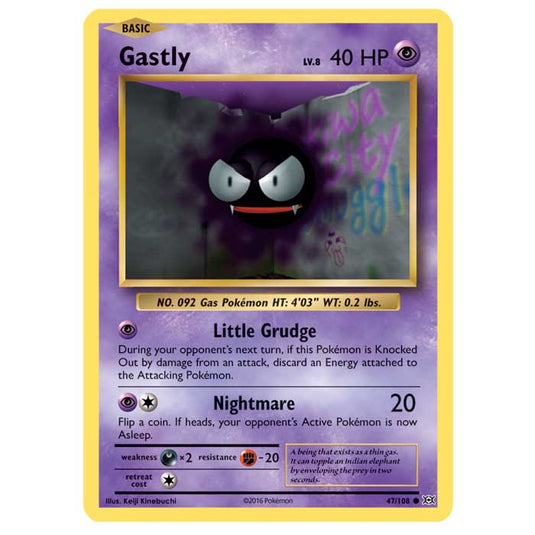 Pokemon - XY Evolutions - Gastly - 47/108