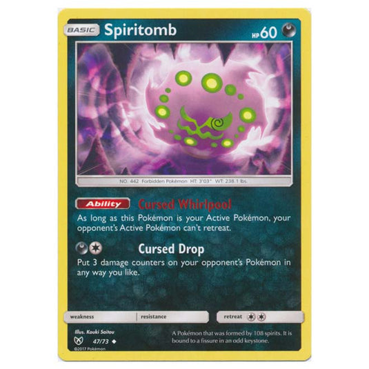 Pokemon - Shining Legends - Spiritomb - 47/73