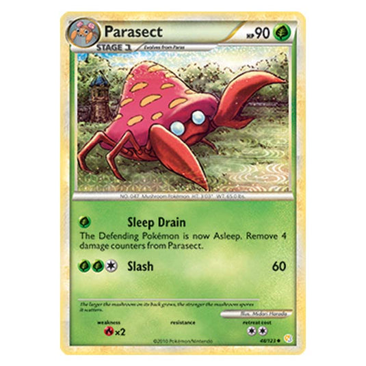 Pokemon - HGSS - Parasect - 48/123