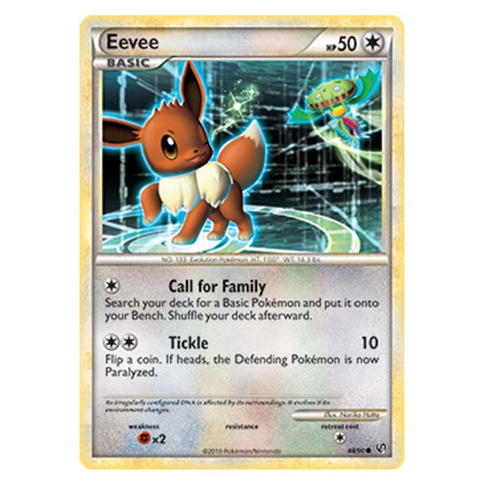 Pokemon - HGSS Undaunted - Eevee - 48/90