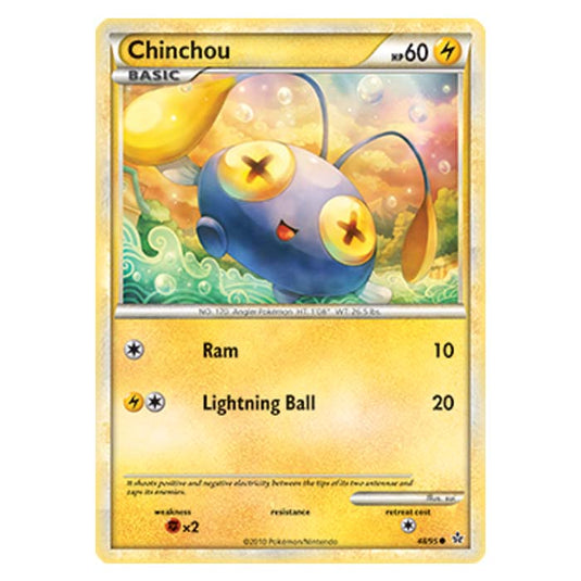 Pokemon - HGSS - Unleashed - Chinchou 48/95