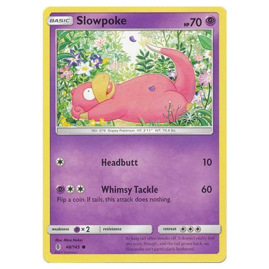 Pokemon - Sun & Moon - Guardians Rising - Slowpoke - 48/145