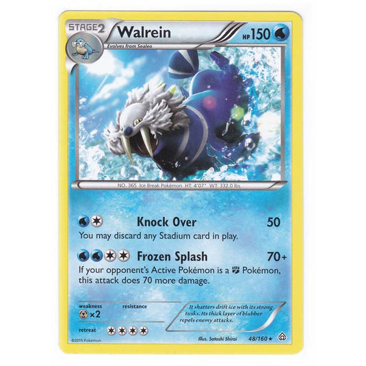 Pokemon - XY Primal Clash - Walrein - 48/160