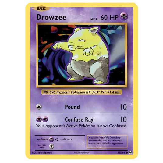 Pokemon - XY Evolutions - Drowzee - 49/108