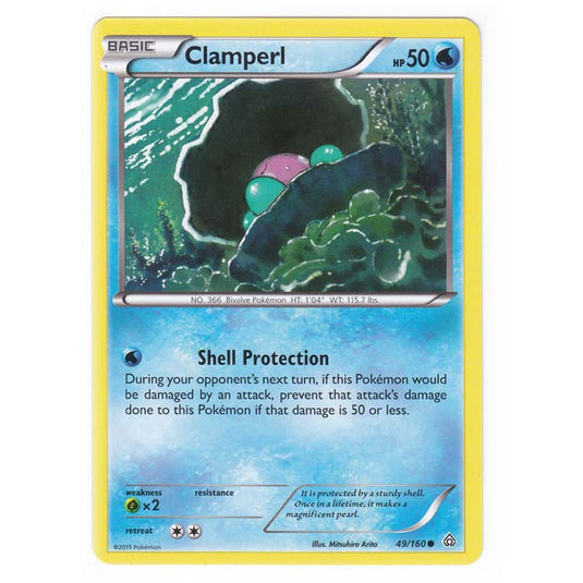 Pokemon - XY Primal Clash - Clamperl - 49/160