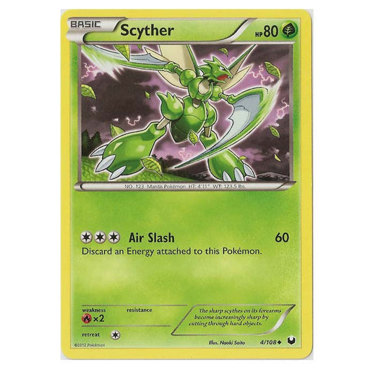 Pokemon - Black & White - Dark Explorers - Scyther - 4/108