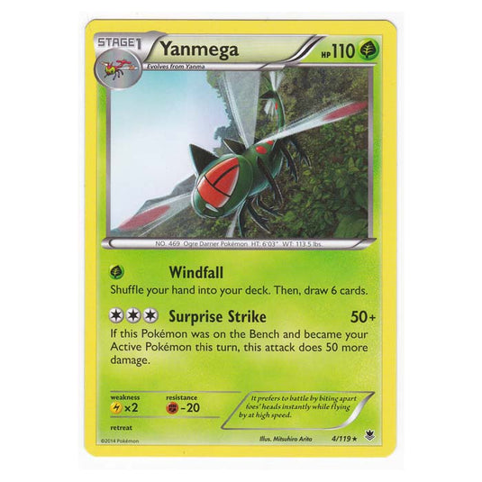 Pokemon - XY Phantom Forces - Yanmega - 4/119