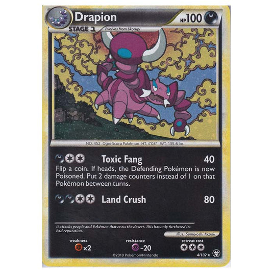 Pokemon - HGSS - Triumphant - Drapion 4/102