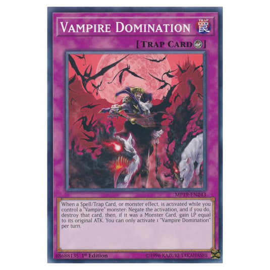Yu-Gi-Oh! - 2019 Gold Sarcophagus Tin Mega Pack - Vampire Domination (Common) MP19-EN243