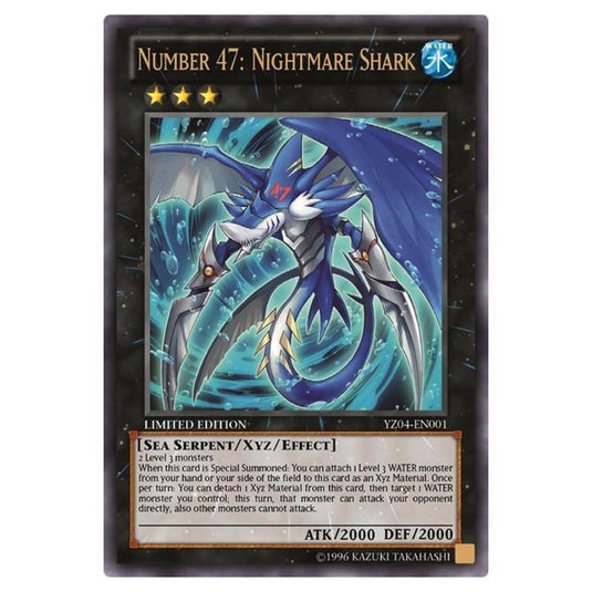 Yu-Gi-Oh! - Yu-Gi-Oh! ZEXAL Volume 4 promotional card - Number 47: Nightmare Shark (Ultra Rare) YZ04-EN001