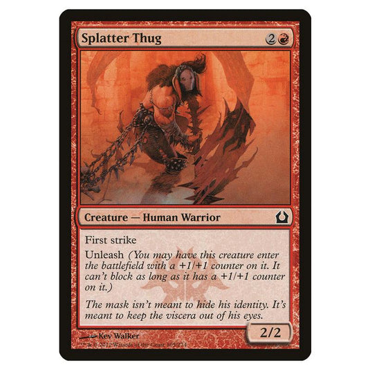 Magic The Gathering - Return To Ravnica - Splatter Thug - 105/274 (Foil)