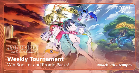 Digimon -  Weekly Tournament - Thursday 6pm (05/03/26)