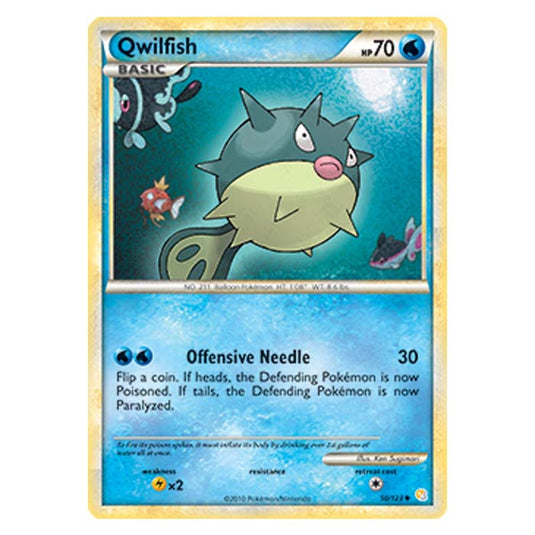 Pokemon - HGSS - Qwilfish - 50/123