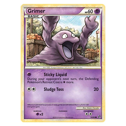 Pokemon - HGSS Undaunted - Grimer - 50/90