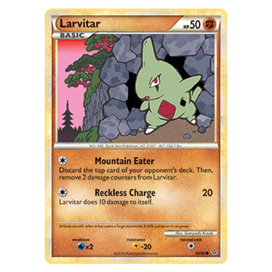 Pokemon - HGSS - Unleashed - Larvitar 50/95