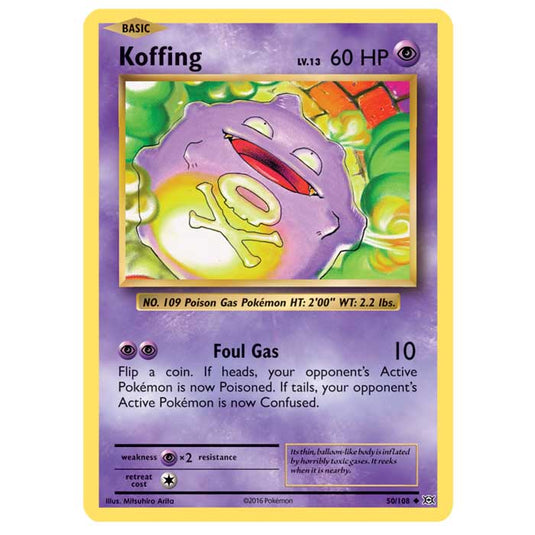 Pokemon - XY Evolutions - Koffing - 50/108