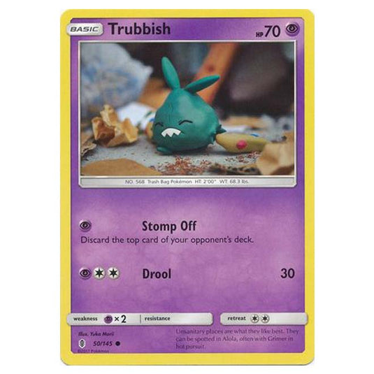 Pokemon - Sun & Moon - Guardians Rising - Trubbish - 50/145