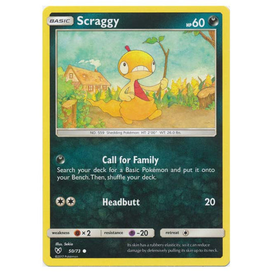 Pokemon - Shining Legends - Scraggy - 50/73