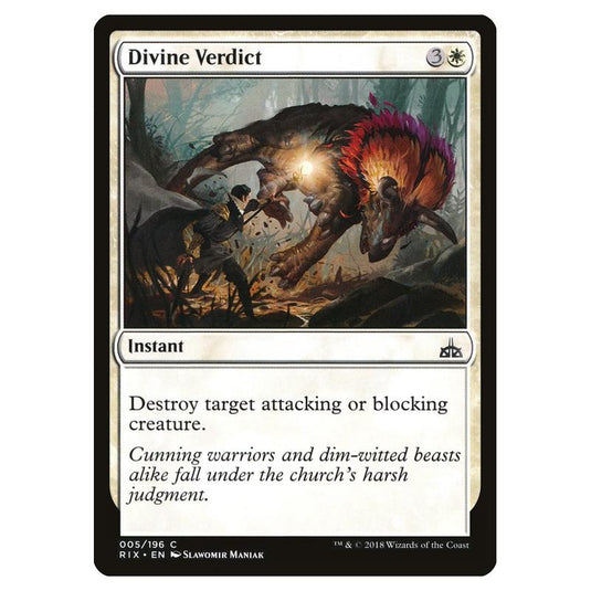 Magic The Gathering - Rivals Of Ixalan - Divine Verdict - 5/196 (Foil)