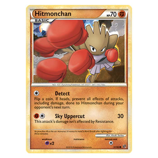 Pokemon - HGSS Undaunted - Hitmonchan - 51/90