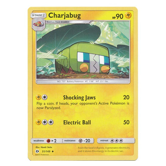 Pokemon - Sun & Moon - Base Set - Charjabug - 51/149