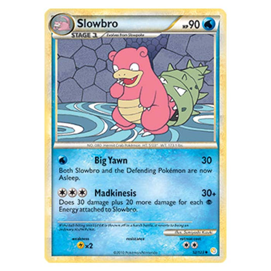 Pokemon - HGSS - Slowbro - 52/123