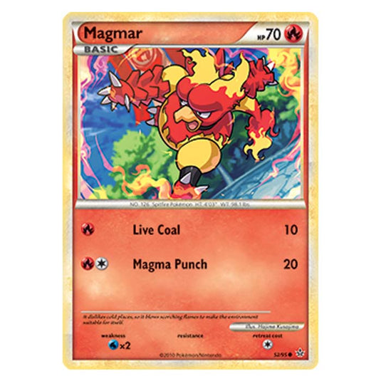 Pokemon - HGSS - Unleashed - Magmar 52/95