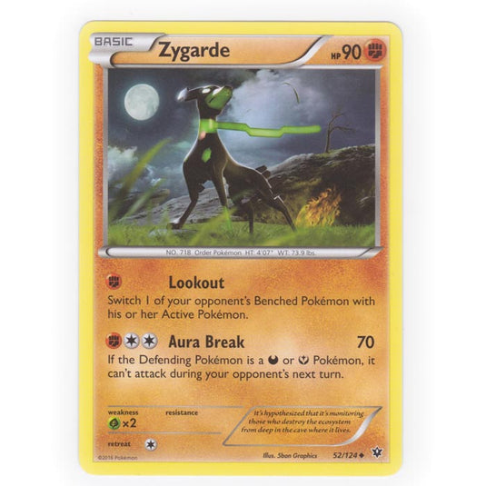 Pokemon - XY - Fates Collide - Zygarde - 52/124