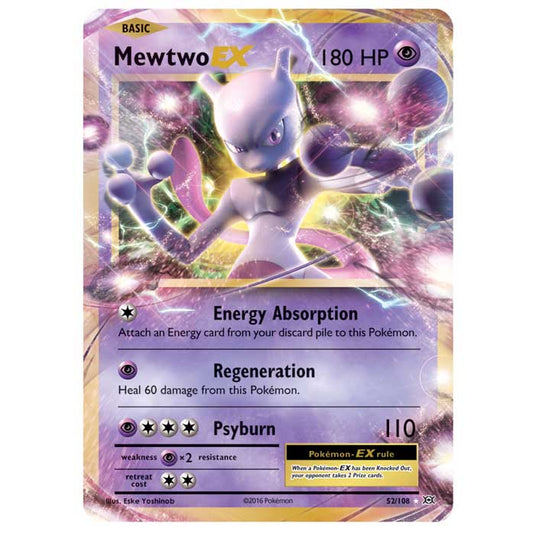 Pokemon - XY Evolutions - Mewtwo EX - 52/108