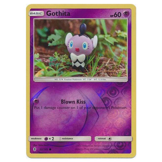 Pokemon - Sun & Moon - Guardians Rising - (Reverse Holo) - Gothita - 52/145